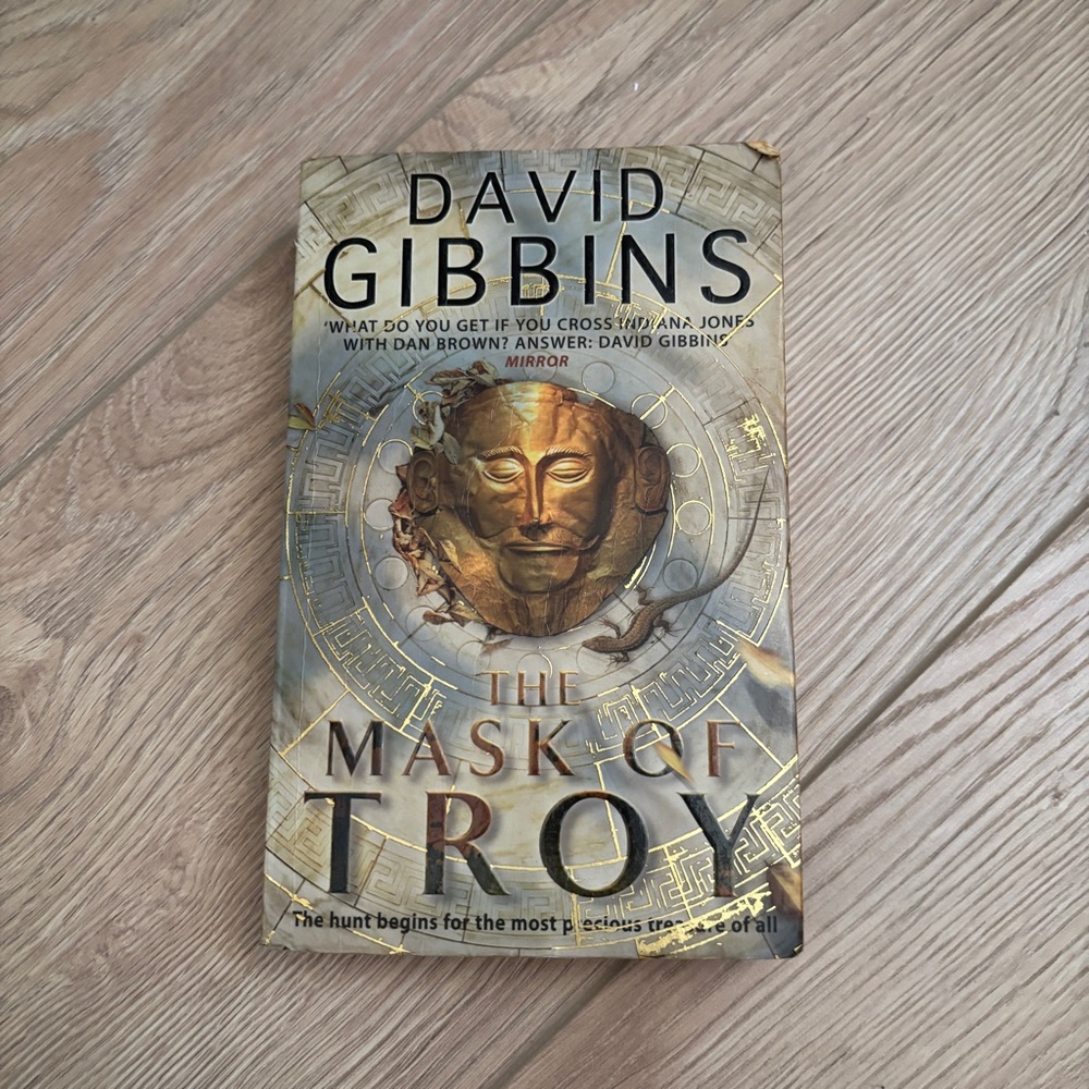 4/$20 Book - The Mask of Troy by David Gibbins - Paperback